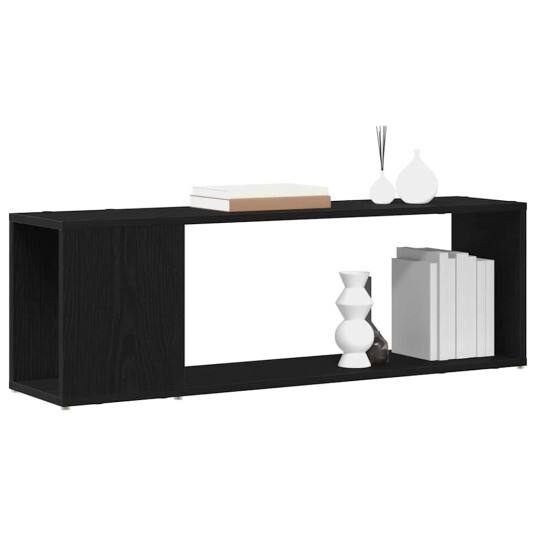 Underholdningssenter Svart 100 x 24 x 32 cm Konstruert tre Underholdningssenter Svart 100 x 24 x 32 cm Konstruert tre
