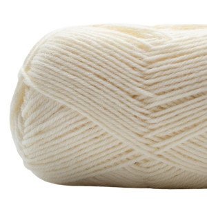 Kremke Soul Wool Edelweiss Alpaka 001 Naturhvit