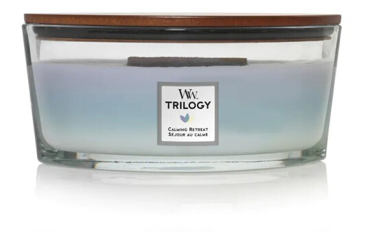 Woodwick Trilogy Ellipse Heartwick Calming Retreat 453 g Duftlys