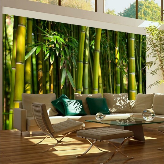 Fototapet Asiatisk Bambusskog 450x270 - Artgeist sp. z o. o.