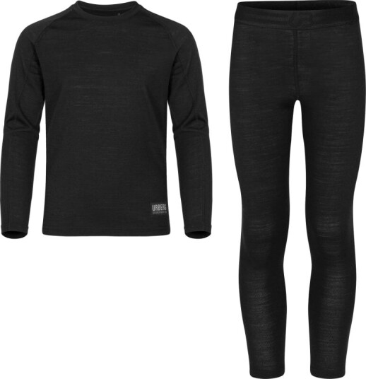 Urberg Juniors' Gossa Merino Mix Set 98/104, Black Beauty