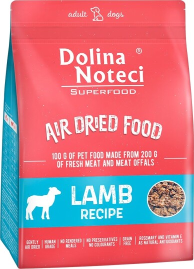 Dolina Noteci Tørrfôr Adult Superfood Med Lammekjøtt 1 kg