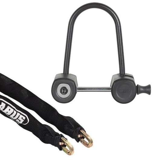 Abus 5000 Protectus XCL Klikklås med Kjede 110 cm