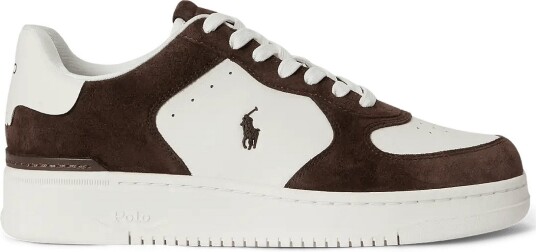 Polo Ralph Lauren Masters Court Leather Suede Sneaker DECKWASH WHITE/DA 40 Polo Ralph Lauren Masters Court Leather Suede Sneaker DECKWASH WHITE/DA 40