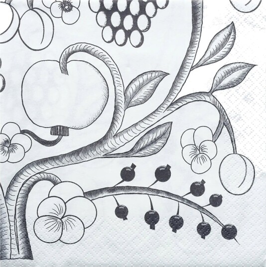 Havi Havi Kuovi Napkin Tarha   White   24X24CM