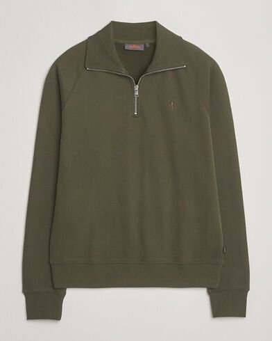 Morris Maryon Half Zip Sweatshirt Olive