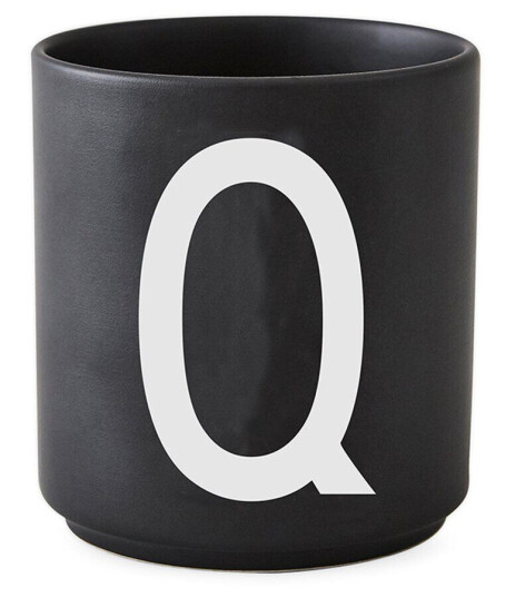 Design Letters kopp svart Q