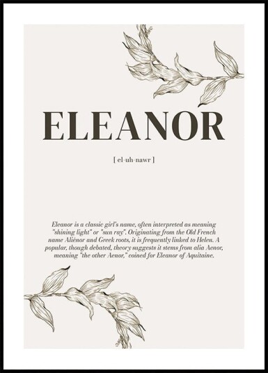 Posterbox Name Meaning Personal Plakat Plakat / 21x30cm Posterbox Name Meaning Personal Plakat Plakat / 21x30cm