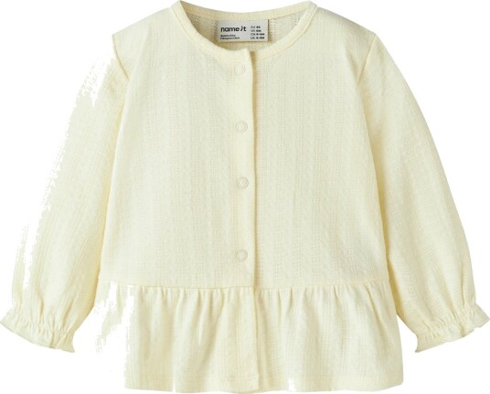 Name It Cardigan NbfFree Pear Sorbet Name It 50 Cardigan Beige Gul Hvit