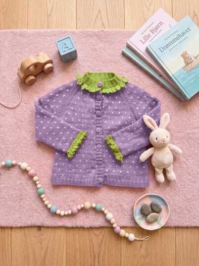 House Of Yarn IR 07-05h Strawberry jakke