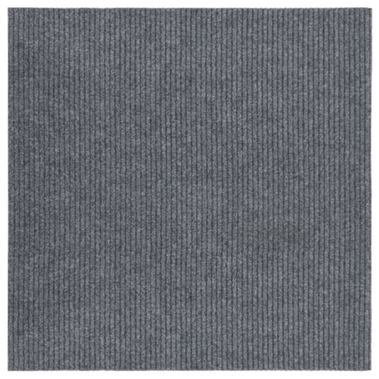 vidaXL Smussfangende teppeløper 100x100 cm grå