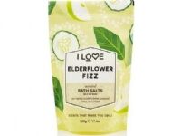 I LOVE_Scented Bath Salts beroligende og avslappende badesalt Elderflower Fizz 500g