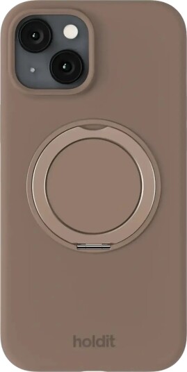 Holdit Silicone Stand Case iPhone 16E/15 Mocha Brown Holdit Silicone Stand Case iPhone 16E/15 Mocha Brown