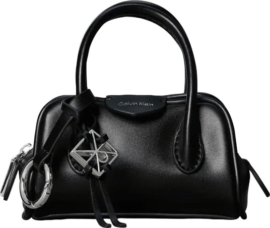 Calvin Klein Emblem Trio Mini Bag Charm Black ONE SIZE