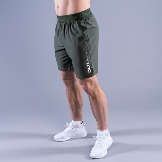 CLN Dino Stretch Shorts Moss Green Grön Small