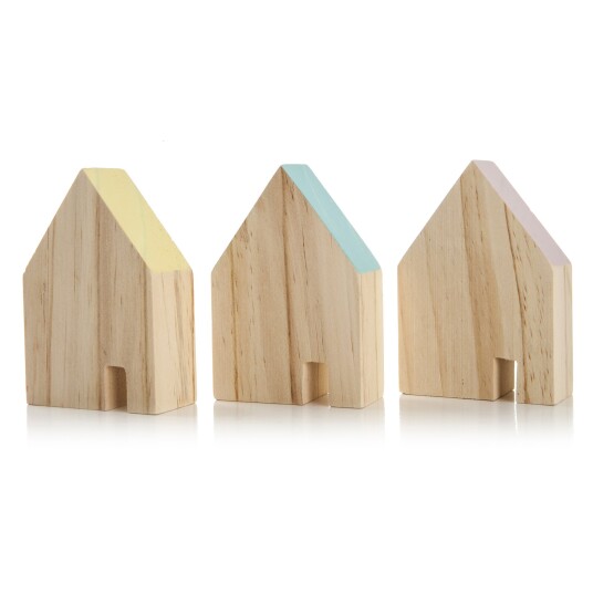 Hus 3 ass i tre H:10cm Hus 3 ass i tre H:10cm