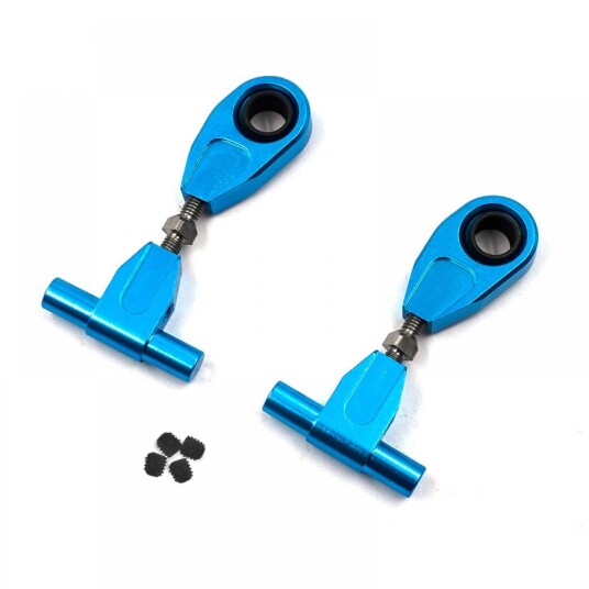 Yeah Rcing TT02 003BU ALUMINUM ADJUSTABLE FRONT UPPER ARM SET FO