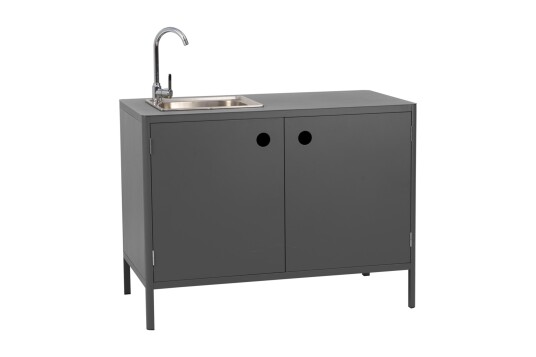 Brafab Kelia utekjøkken Antrasitt 121 x 64 x 91 cm Grå Brafab Kelia utekjøkken Antrasitt 121 x 64 x 91 cm Grå