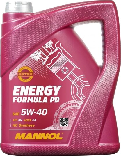 Motorolje MANNOL ENERGY FORMULA PD 5W40 5L Motorolje MANNOL ENERGY FORMULA PD 5W40 5L