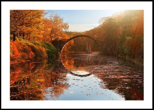Autumn lake Poster Plakat / 30x40cm Autumn lake Poster Plakat / 30x40cm