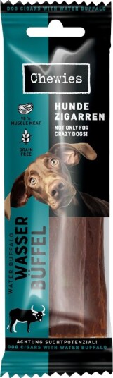 Chewies Hundesigarer Sparepakke Vannbøffel 3 X 75 G
