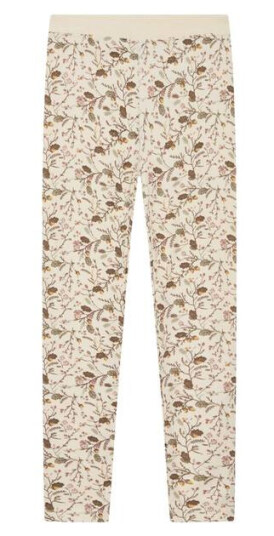 Hust&Claire ull Hust & Claire Leggings I Ull/bambus M/blomster, Ecru Hust&Claire ull Hust & Claire Leggings I Ull/bambus M/blomster, Ecru
