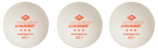 Donic Schildkröt 3-Star ball Avantgarde, bordtennisballer STD STD Donic Schildkröt 3-Star ball Avantgarde, bordtennisballer STD STD