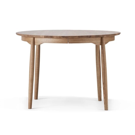 Stolab Carl spisebord fast plate Ø 115 cm Eik naturlig olje