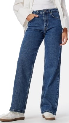 SELECTED FEMME Slfalice Hw Wide Long Wing Blu Jean Medium Blue Denim 27