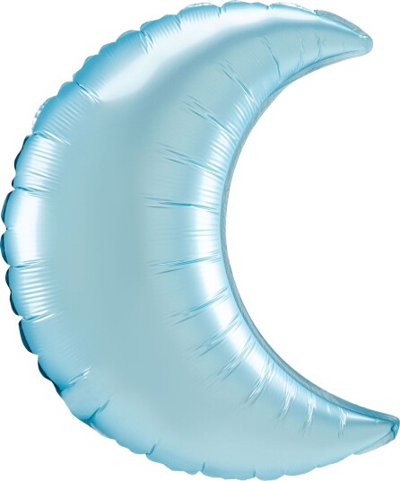 Riethmüller Folieballong Måne Sateng Blå Pastell Shape Stor 4184499
