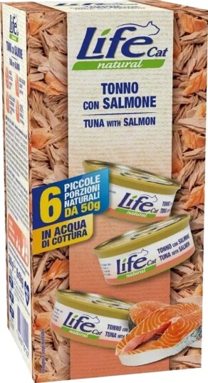 Life Cat Tunfisk Laks Våtfôr 6 X 50 G Life Cat Tunfisk Laks Våtfôr 6 X 50 G