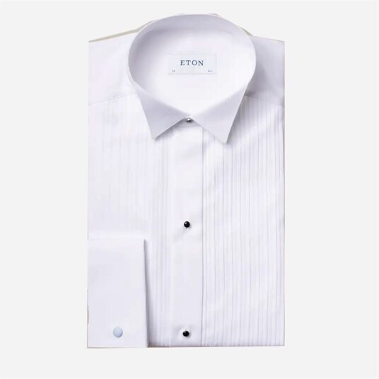 Eton Smoking Contemp Dm Knekk White Eton Smoking Contemp Dm Knekk White