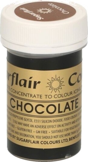 Sugarflair Pastafarge Chocolate 25g | Slikkepott.No