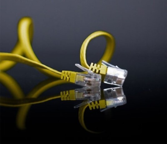 shiverpeaks Patchkabel UTP Cat.6 Slim-Line gelb 7,5m