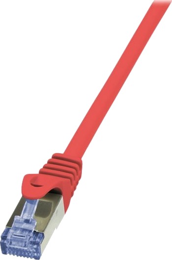 Logilink Rj 45 Cat 6A Sftp Pimf Rød