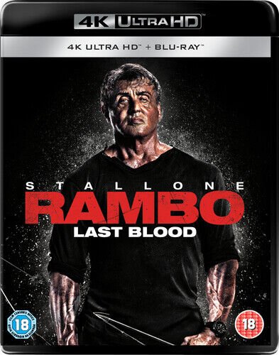 Rambo: Last Blood Blu-ray 2020 Sylvester Stallone, Grunberg DIR cert 18 2
