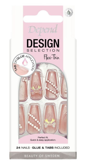 Depend Design Selection Pink Shimmer Deco Coffin 24pcs Depend Design Selection Pink Shimmer Deco Coffin 24pcs