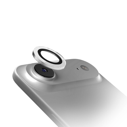 SBS D3O Kameralinsebeskyttelse til iPhone 17 Air, Slagbestandig, Sort, Gjennomsiktig SBS D3O Kameralinsebeskyttelse til iPhone 17 Air, Slagbestandig, Sort, Gjennomsiktig