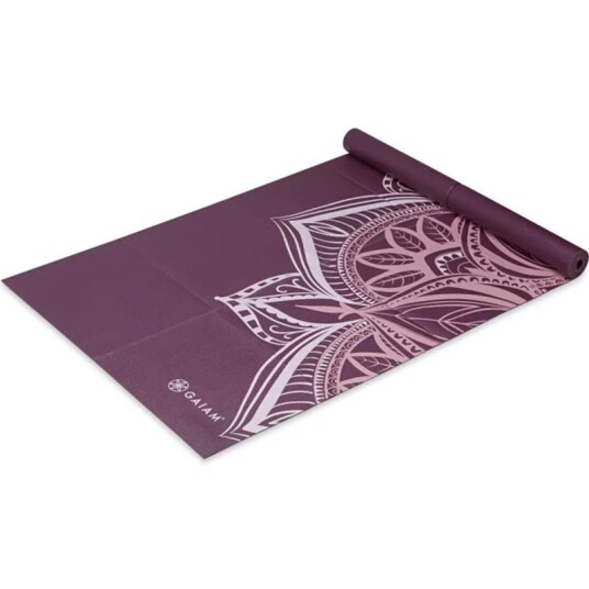 Gaiam Foldable Cranberry Point Yoga Mat (2 mm) Gaiam Foldable Cranberry Point Yoga Mat (2 mm)