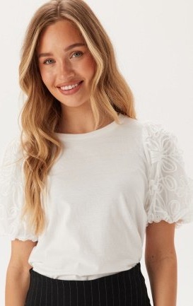 VILA Visimonia O-neck S/S TOP TOP T Snow White XS VILA Visimonia O-neck S/S TOP TOP T Snow White XS