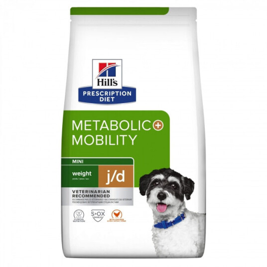 Hill's j/d Metabolic + Mobility Mini Hundefôr med Kylling 3 kg