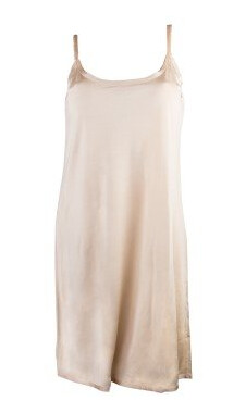 Damella Beige Full Slip 90 cm Viskose for Dame - Formell