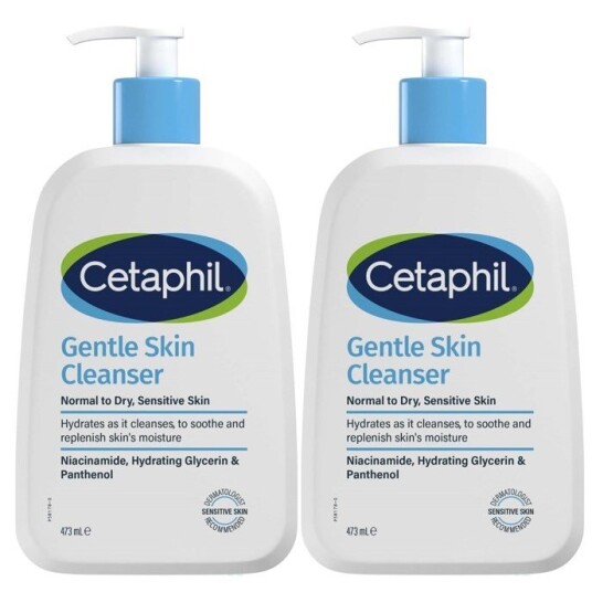 Cetaphil Gentle Skin Cleanser 473 ml x 2