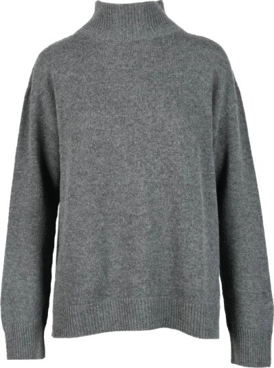 Max Mara, Dame, Strikkevarer, Grå, S,