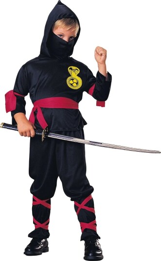 Rubies Kostymer   Haunted House Black Ninja   Rubies   3 4 år (98 104)   Kostymer   Svart