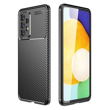 Beetle Carbon Fiber Samsung Galaxy A53 5G Deksel Svart
