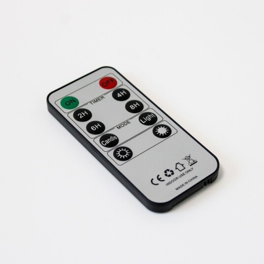 Ledlife Fjernkontroll for LED stearinlys 10 knapper timer dimmer på/av Ledlife Fjernkontroll for LED stearinlys 10 knapper timer dimmer på/av