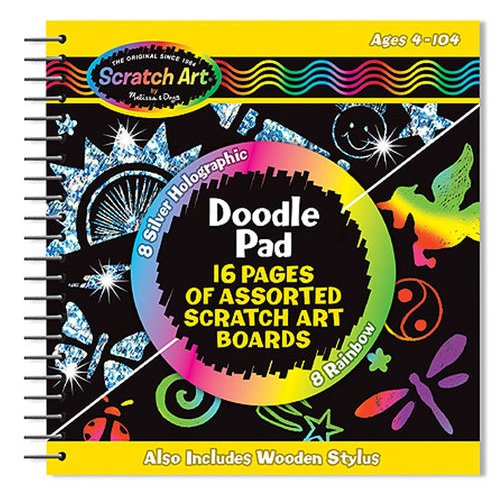 Melissa & Doug Scratch Art Spiralblokk