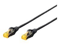 Digitus Koblingskabel Rj-45 Hann Til Rj-45 Hann 7 M Sftp Cat 6A Med Støvel Halogenfri Uten Hindringer Svart Digitus Koblingskabel Rj-45 Hann Til Rj-45 Hann 7 M Sftp Cat 6A Med Støvel Halogenfri Uten Hindringer Svart