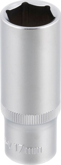 PELA 549102 Pipe Drivstørrelse 3/8", 6-Kant, Lang 17 mm